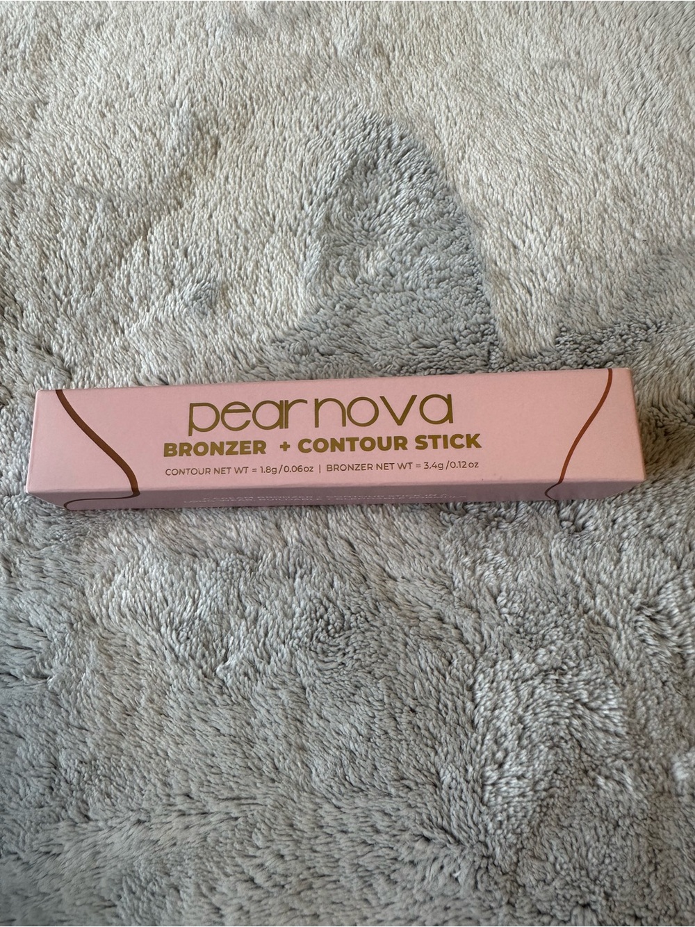 Pear Nova Bronzer + Contour Stick — Pink & Gold Accents
